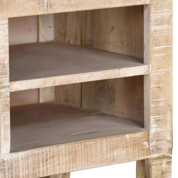 TV-taso 110x35x46 cm täysi mangopuu