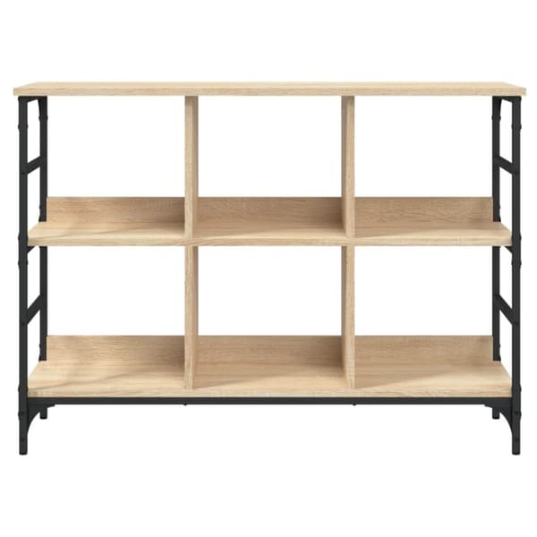 skænk 102x32x73,5 cm konstrueret træ sonoma-eg