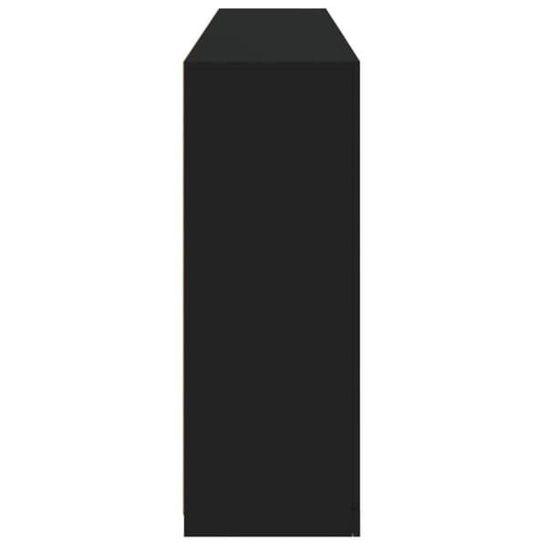 Senkki LED-valoilla musta 181,5x37x100 cm