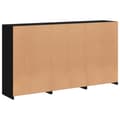 Pikkukuva 8 / 10: Senkki LED-valoilla musta 181,5x37x100 cm