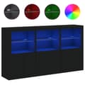 Pikkukuva 2 / 10: Senkki LED-valoilla musta 181,5x37x100 cm