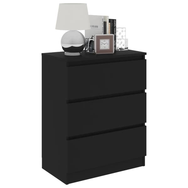 skænk 60x35x76 cm konstrueret træ sort
