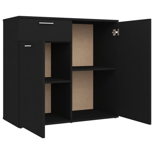 Senkki musta 80x36x75 cm tekninen puu