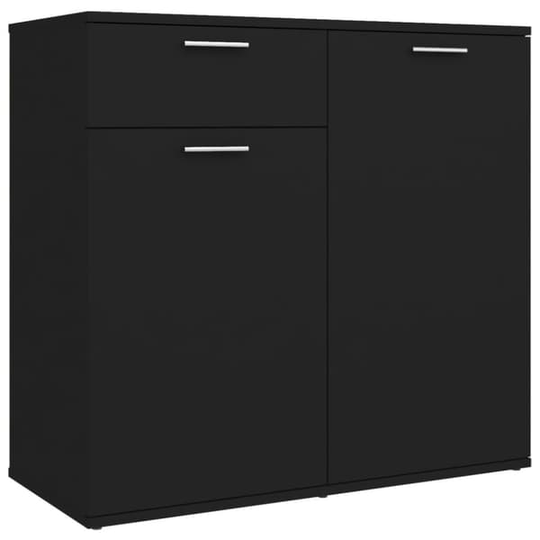 Senkki musta 80x36x75 cm tekninen puu
