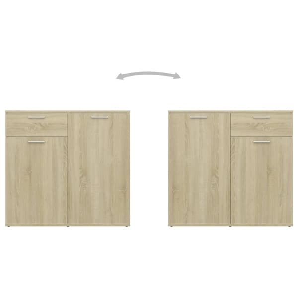 Senkki Sonoma-tammi 80x36x75 cm tekninen puu