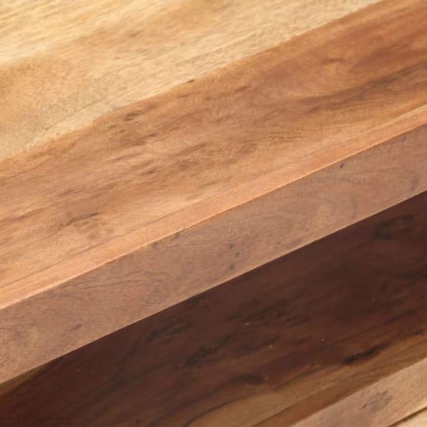 tv-skab 120x35x45 cm massivt træ med honningfarvet finish