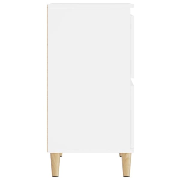 skænk 60x35x70 cm konstrueret træ hvid