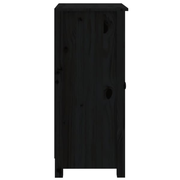 Senkit 2 kpl musta 39x35x80 cm täysi mänty