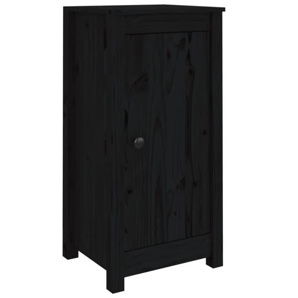 Senkit 2 kpl musta 39x35x80 cm täysi mänty
