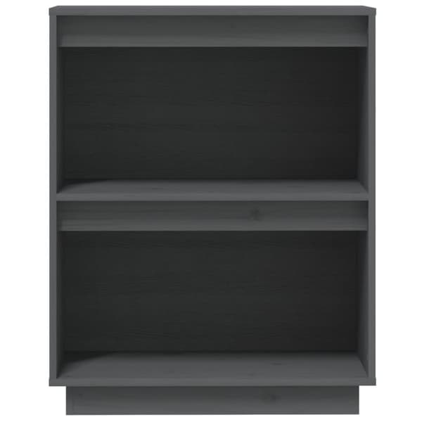 Konsolikaappi harmaa 60x34x75 cm täysi mänty
