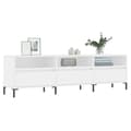 Miniatyrbillede 3 af 10: tv-bord 150x30x44,5 cm konstrueret træ hvid