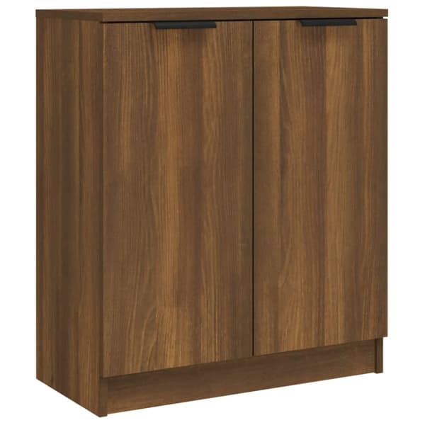 skænk 60x30x70 cm konstrueret træ brun egetræsfarve