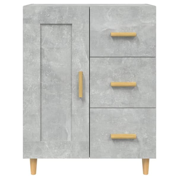 Skänk betonggrå 69,5x34x90 cm konstruerat trä