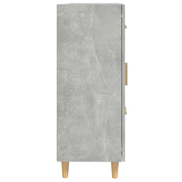 Skänk betonggrå 69,5x34x90 cm konstruerat trä