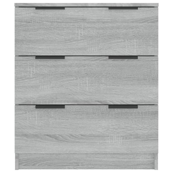 skænk 60x30x70 cm konstrueret træ grå sonoma-eg