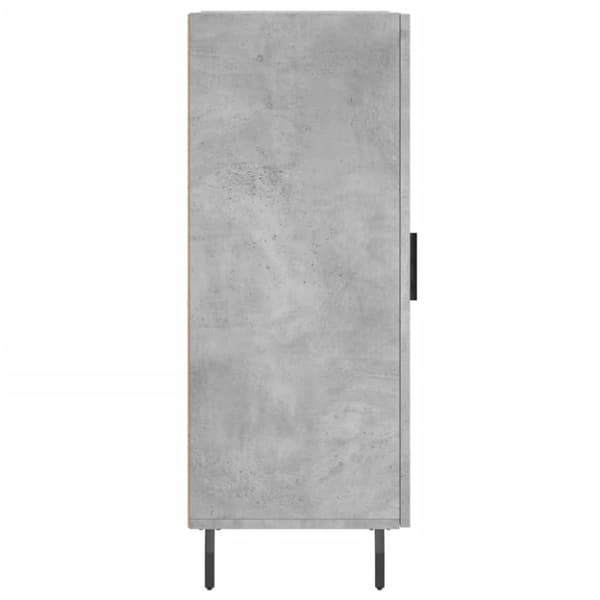 skænk 34,5x34x90 cm konstrueret træ betongrå