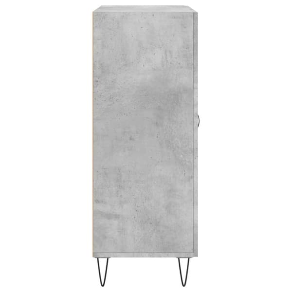 Skänk betonggrå 69,5x34x90 cm konstruerat trä
