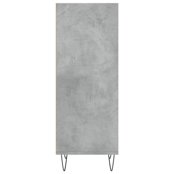 skænk 34,5x32,5x90 cm konstrueret træ betongrå