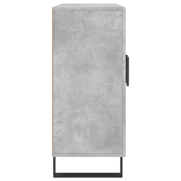 skab 90x34x80 cm konstrueret træ betongrå