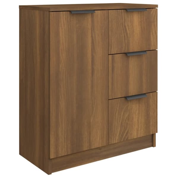 Senkki ruskea tammi 60x30x70 cm tekninen puu