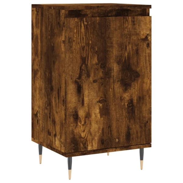 skænke 2 stk. 40x35x70 cm konstrueret træ røget egetræsfarve