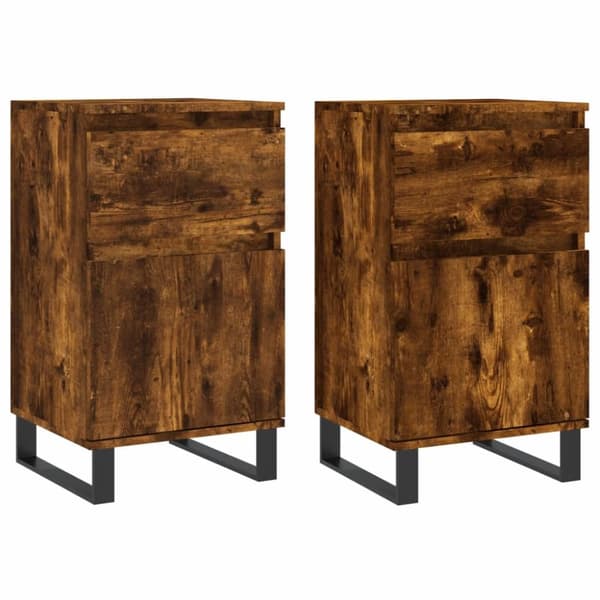 Senkit 2 kpl savutammi 40x35x70 cm tekninen puu