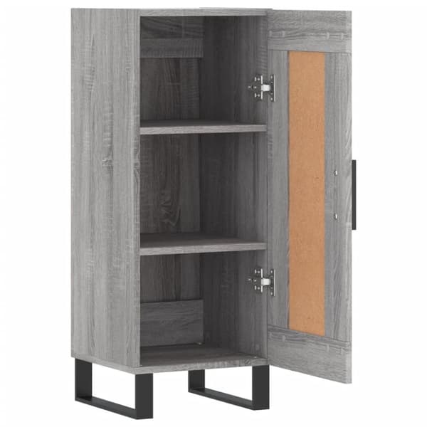 Senkki harmaa Sonoma 34,5x34x90 cm tekninen puu