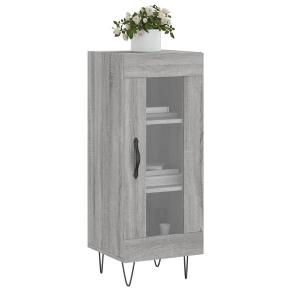 Senkki harmaa Sonoma 34,5x34x90 cm tekninen puu