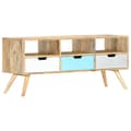 Miniatyrbild 7 av 10: TV-bänk 110x35x48 cm massivt mangoträ