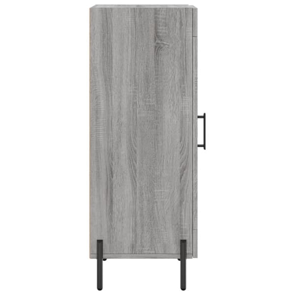 skænk 34,5x34x90 cm konstrueret træ grå sonoma-eg