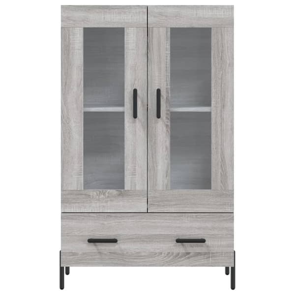 Kaappi harmaa Sonoma 69,5x31x115 cm tekninen puu