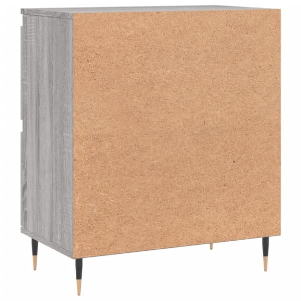 skænk 60x35x70 cm konstrueret træ grå sonoma-eg