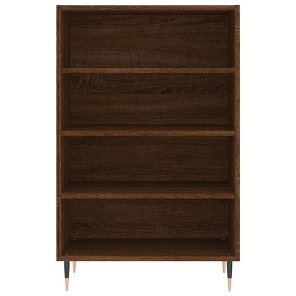 skab 57x35x90 cm konstrueret træ brunt egetræ