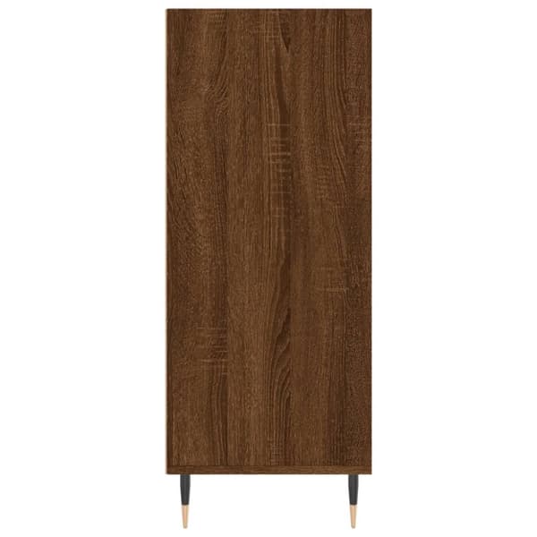 skab 57x35x90 cm konstrueret træ brunt egetræ