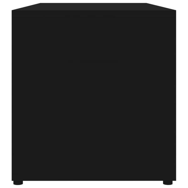 tv-bord 80x34x36 cm konstrueret træ sort