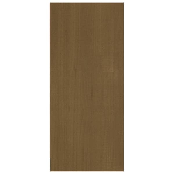 Skänk honungsbrun 70x33x76 cm massiv furu