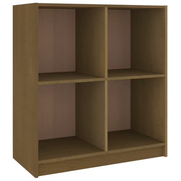 Skänk honungsbrun 70x33x76 cm massiv furu