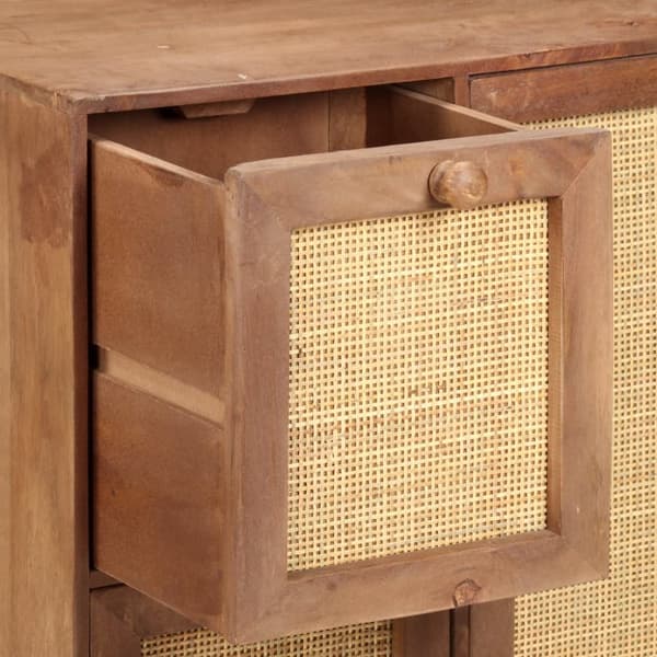 skænk 60x35x75 cm massivt mangotræ