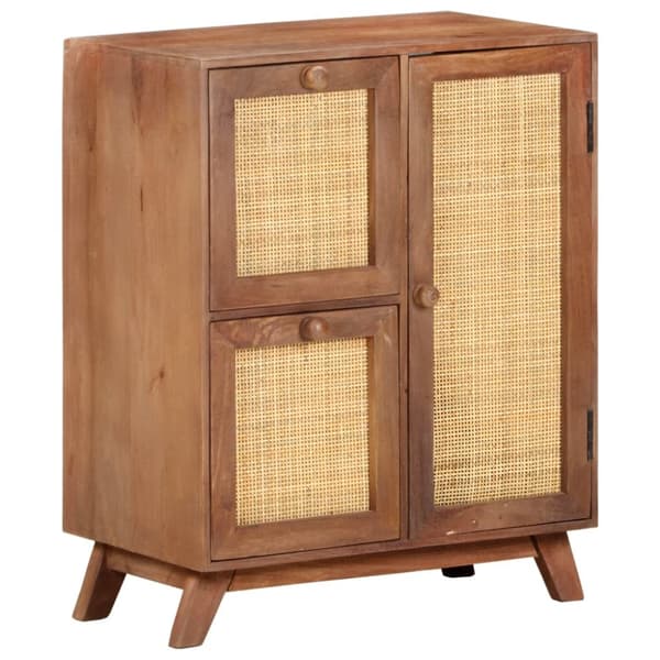 skænk 60x35x75 cm massivt mangotræ