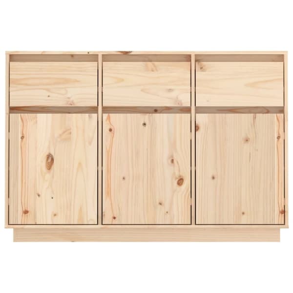 skænk 110x34x75 cm massivt fyrretræ