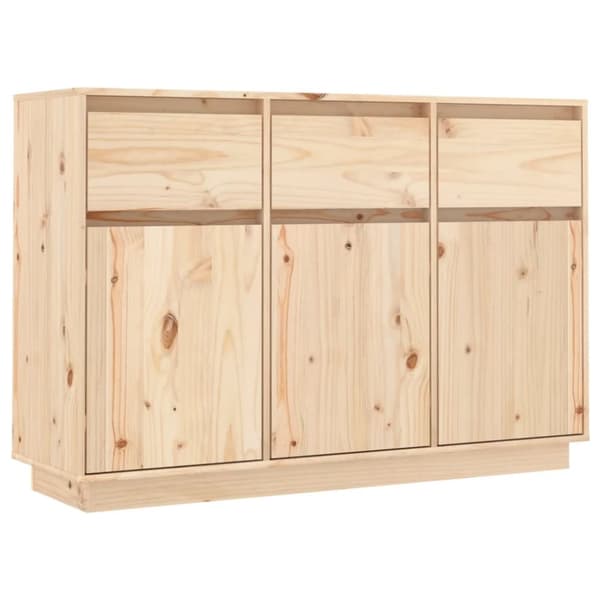 skænk 110x34x75 cm massivt fyrretræ