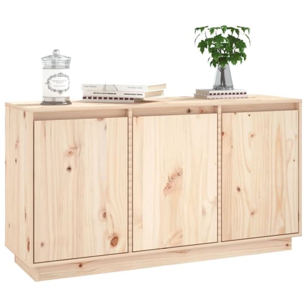 skænk 111x34x60 cm massivt fyrretræ