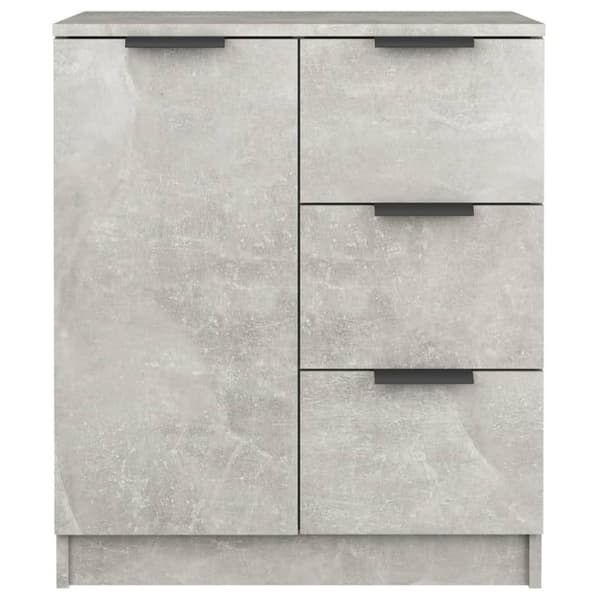 Senkit 2 kpl betoninharmaa 60x30x70 cm tekninen puu