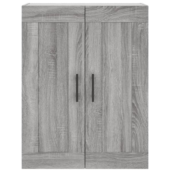 Kaappi harmaa Sonoma 69,5x34x180 cm tekninen puu