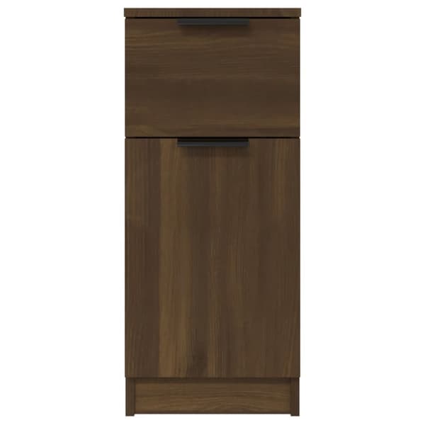 Senkit 2 kpl ruskea tammi 30x30x70 cm tekninen puu
