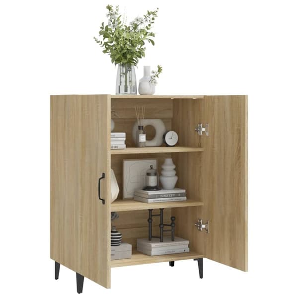 skænk 70x34x90 cm konstrueret træ sonoma-eg