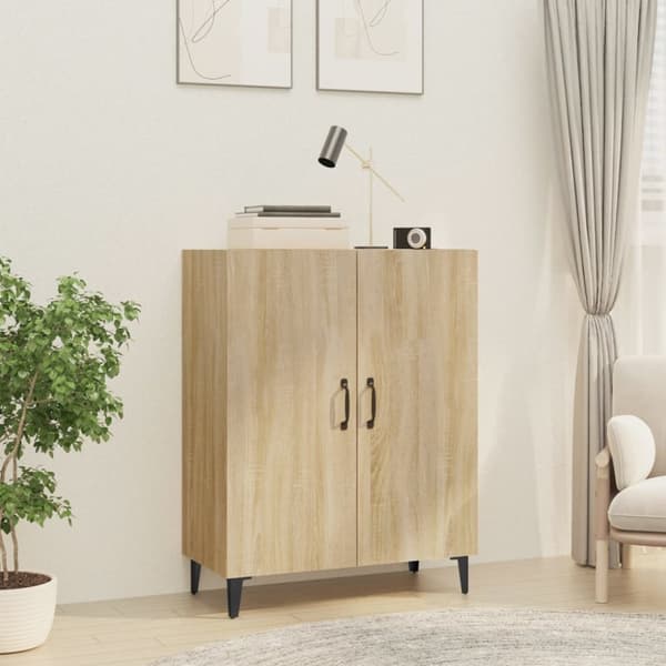skænk 70x34x90 cm konstrueret træ sonoma-eg