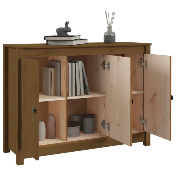 Senkki hunajanruskea 100x35x74 cm täysi mänty
