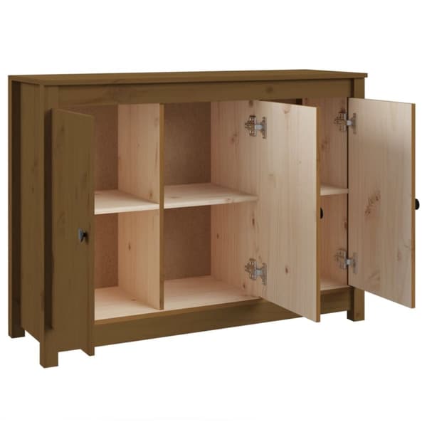 Senkki hunajanruskea 100x35x74 cm täysi mänty