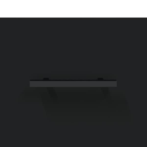 Tv-bänk svart 80x36x50 cm konstruerat trä